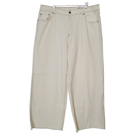 Future Collective By Jenny K. Lopez Womens High Rise Straight Leg Pants Size 17 - Picture 1 of 6